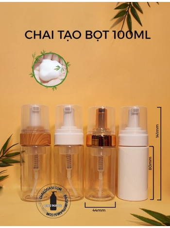 CHAI TẠO BỌT 100ML VÒI NHỰA