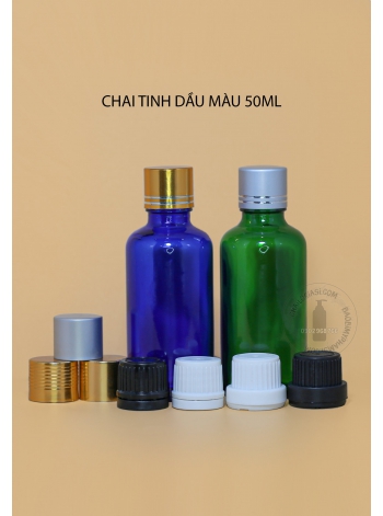 CHAI TINH DẦU 50ML MÀU