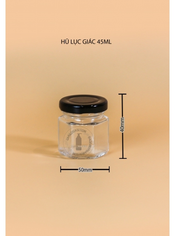 HŨ LỤC GIÁC 45ML ( Thùng 240 hũ )