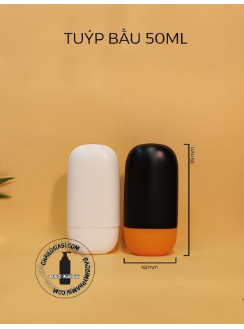 TUÝP 50ML BẦU NẮP NHƯA