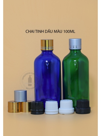 CHAI TINH DẦU 100ML MÀU