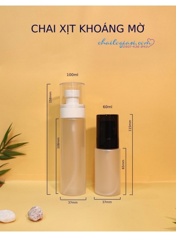 CHAI XỊT KHOÁNG MỜ