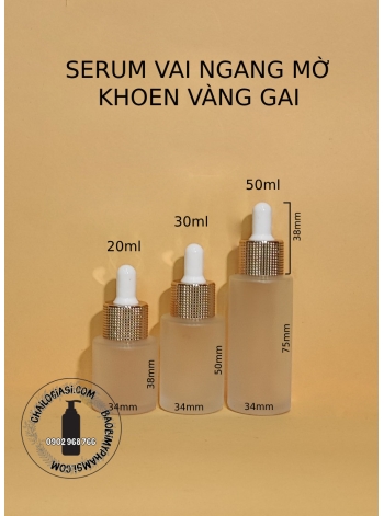 SERUM VAI NGANG MỜ KHOEN VÀNG GAI