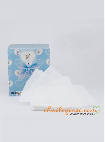 BÔNG TẨY TRANG 1 LỚP (HỘP 100 MIẾNG)