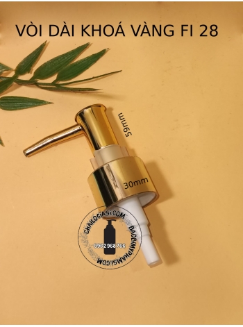 VÒI DÀI KHÓA XI F28 (VÀNG, BẠC)