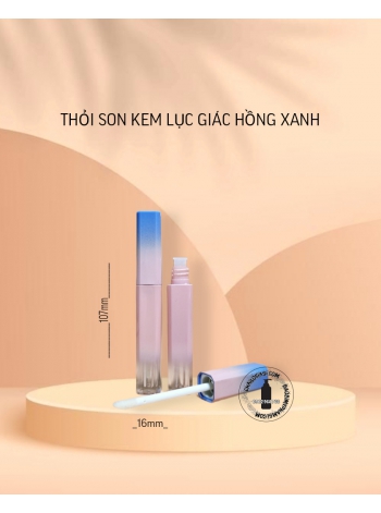 THỎI SON KEM LỤC GIÁC HỒNG XANH