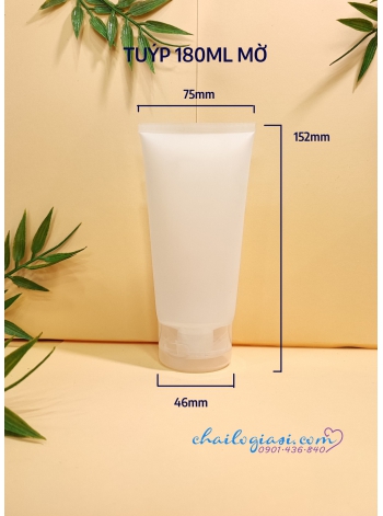 TUÝP TRONG MỜ 180ML