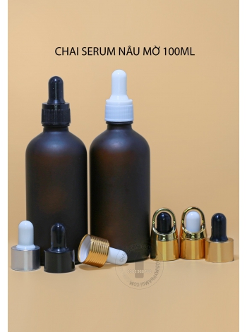 CHAI SERUM 100ML NÂU NHÁM ( nhiều loại khoen ) 