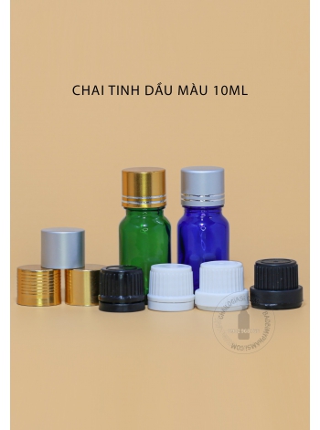 CHAI TINH DẦU 10ML MÀU