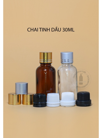 CHAI TINH DẦU 30ML NÂU