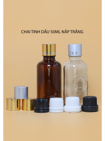 CHAI TINH DẦU 50ML NÂU