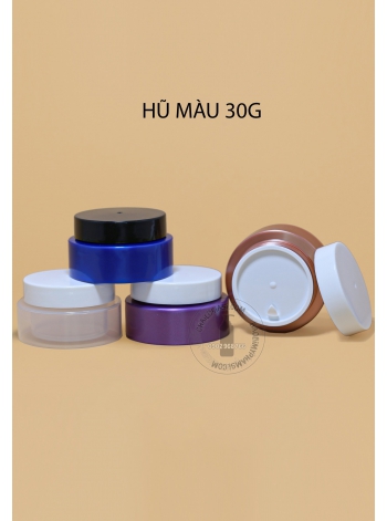 HŨ 30G HDPE MÀU DẸP