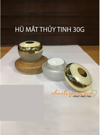 HŨ MẮT THỦY TINH 30g