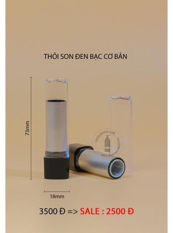 THỎI SON ĐEN BẠC CƠ BẢN