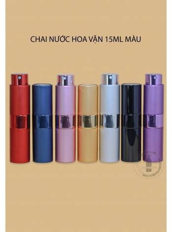 CHAI NƯỚC HOA VẶN 15ML MÀU