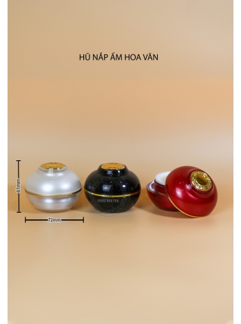 HŨ NẮP ẤM HOA VĂN 30G