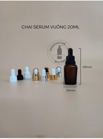 CHAI SERUM NÂU VUÔNG 20ML