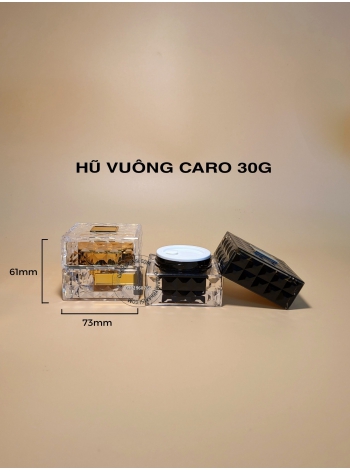 HŨ VUÔNG CARO 30G