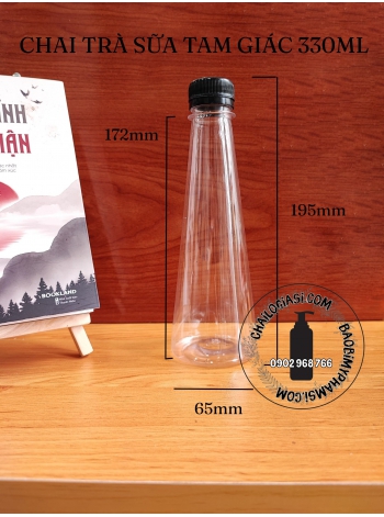 CHAI TRÀ SỮA TAM GIÁC 330ML