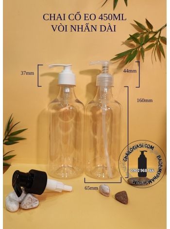 CHAI CỔ EO 450ML VÒI DÀI